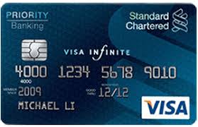 Standard Chartered Priority Banking Visa Infinite Credit Card